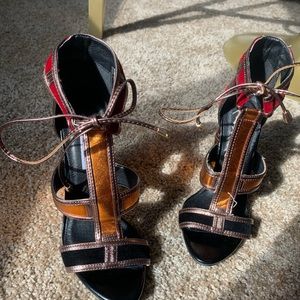Red, Rose gold and Orange heels form Cape Robbin s